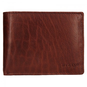 Pánska kožená hnedá peňaženka (GPPN273)