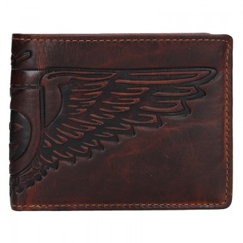 Pánska kožená motorkárska peňaženka (PPN257)