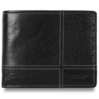Značková pánska kožená peňaženka na šírku (PPN263)
