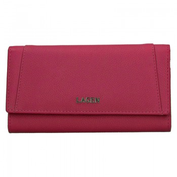 Luxusná červená dámska kožená peňaženka (DPN248)