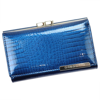 Dámska kožená peňaženka Gregorio modrá KZ13736