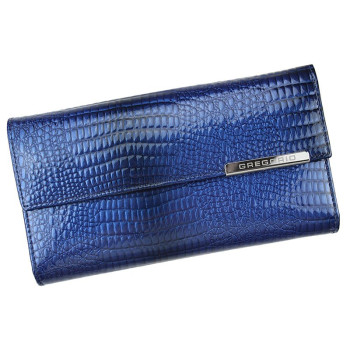 Dámska kožená peňaženka Gregorio modrá KZ13740