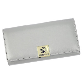 Dámska kožená peňaženka Gregorio sivá KZ39056