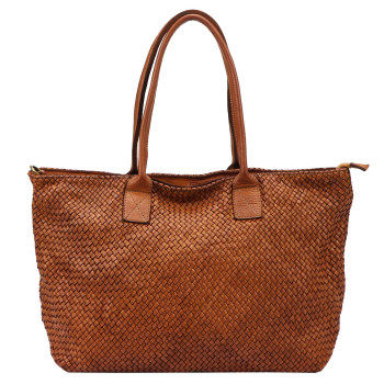 Kožená kabelka VS hnedá KZ47124