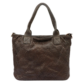 Kožená kabelka VS hnedá KZ47886