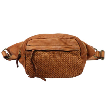 Kožená kabelka VS hnedá KZ48884