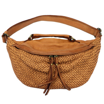 Kožená kabelka VS hnedá KZ48889