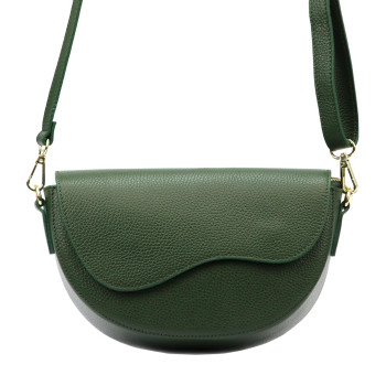 Kožená kabelka Luka zelená KZ49463