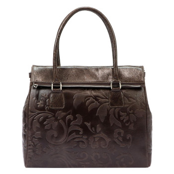 Kožená kabelka Luka hnedá KZ49484