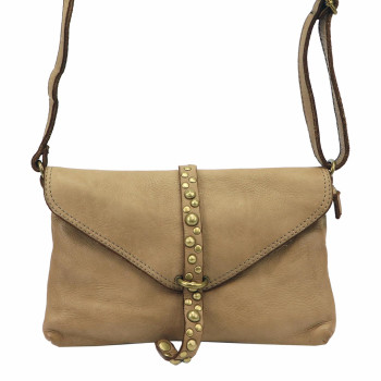 Kožená kabelka VS taupe KZ47418