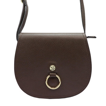 Kožená kabelka Gregorio hnedá KZ49809