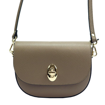 Kožená kabelka Luka taupe KZ49812