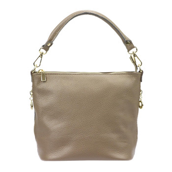 Kožená kabelka Patrizia taupe KZ50355