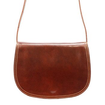 Kožená kabelka Florence hnedá KZ50142