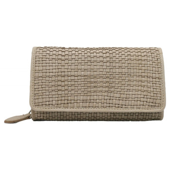 Dámska kožená peňaženka Rovicky béžová KZ50693