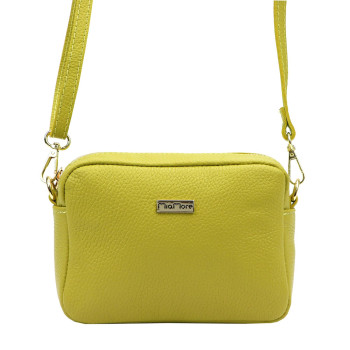 Kožená kabelka MiaMore zelená KZ51307