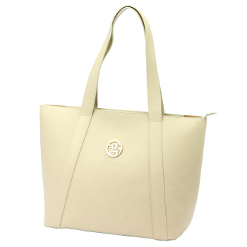 Kožená kabelka Gregorio béžová KZ53610