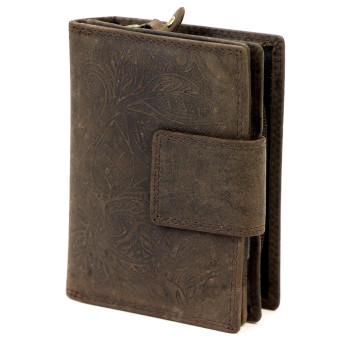 Dámska kožená peňaženka Gregorio hnedá KZ53588