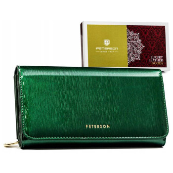 Dámska kožená peňaženka Peterson zelená KZ54050