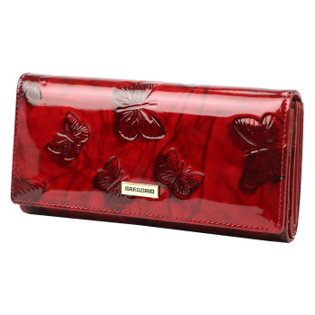 Dámska kožená peňaženka Gregorio červená KZ52663