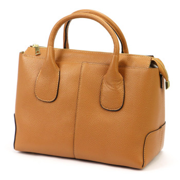 Kožená kabelka Luka hnedá KZ54524