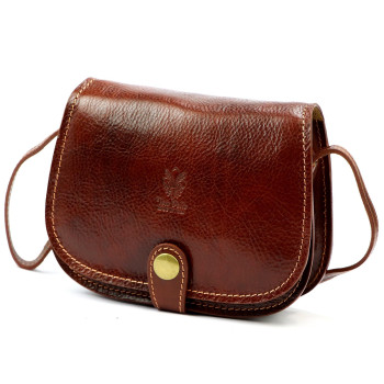 Kožená kabelka Florence hnedá KZ54508