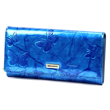Dámska kožená peňaženka Gregorio modrá KZ52670