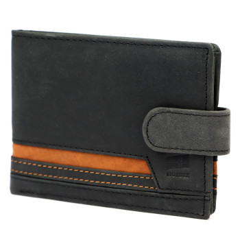 Pánska kožená peňaženka Nordee čierna KZ54402