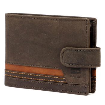 Pánska kožená peňaženka Nordee hnedá KZ54403