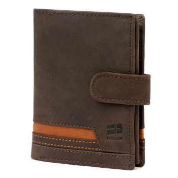 Pánska kožená peňaženka Nordee hnedá KZ54409