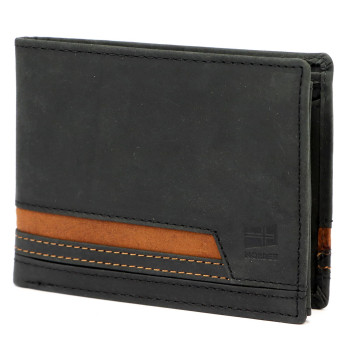 Pánska kožená peňaženka Nordee čierna KZ54398