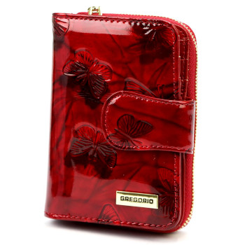 Dámska kožená peňaženka Gregorio červená KZ52687