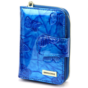 Dámska kožená peňaženka Gregorio modrá KZ52689