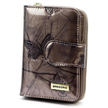 Dámska kožená peňaženka Gregorio sivá KZ52690