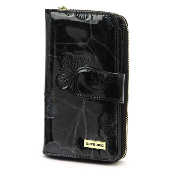 Dámska kožená peňaženka Gregorio čierna KZ52694