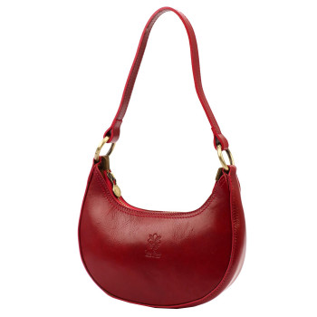 Kožená kabelka Florence červená KZ54798