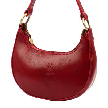 Kožená kabelka Florence červená KZ55147