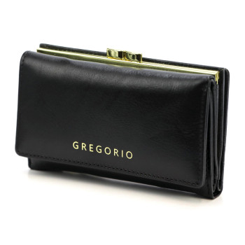 Dámska kožená peňaženka Gregorio čierna KZ52572
