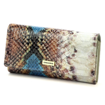 Dámska kožená peňaženka Gregorio modrá KZ52647