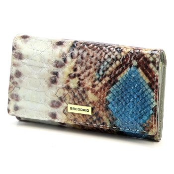 Dámska kožená peňaženka Gregorio modrá KZ52648