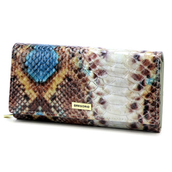 Dámska kožená peňaženka Gregorio modrá KZ52649