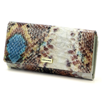 Dámska kožená peňaženka Gregorio modrá KZ52656