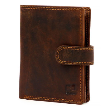 Pánska kožená peňaženka Nordee hnedá KZ54422