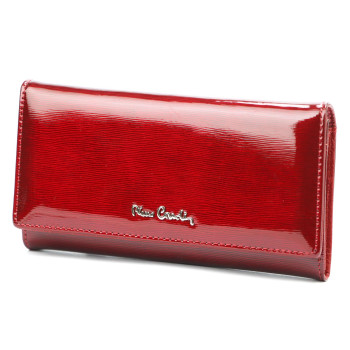 Dámska kožená peňaženka Pierre Cardin červená KZ19246