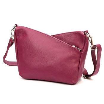 Kožená kabelka Luka vínová KZ55873