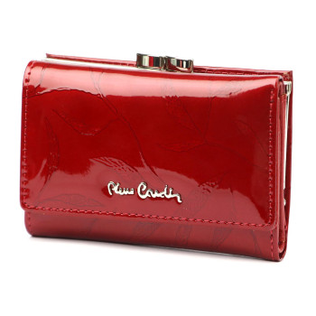 Dámska kožená peňaženka Pierre Cardin červená KZ19162