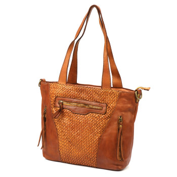 Kožená kabelka VS hnedá KZ56035