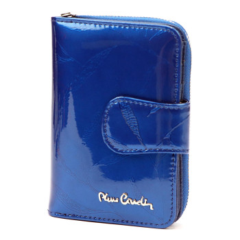 Dámska kožená peňaženka Pierre Cardin modrá KZ19155