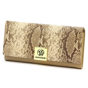 Dámska kožená peňaženka Gregorio béžová KZ55204