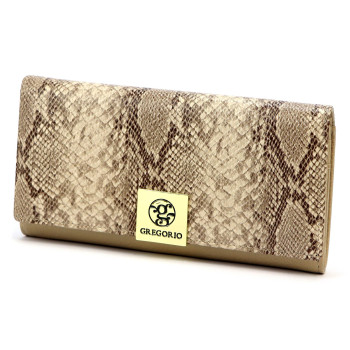 Dámska kožená peňaženka Gregorio béžová KZ55205
